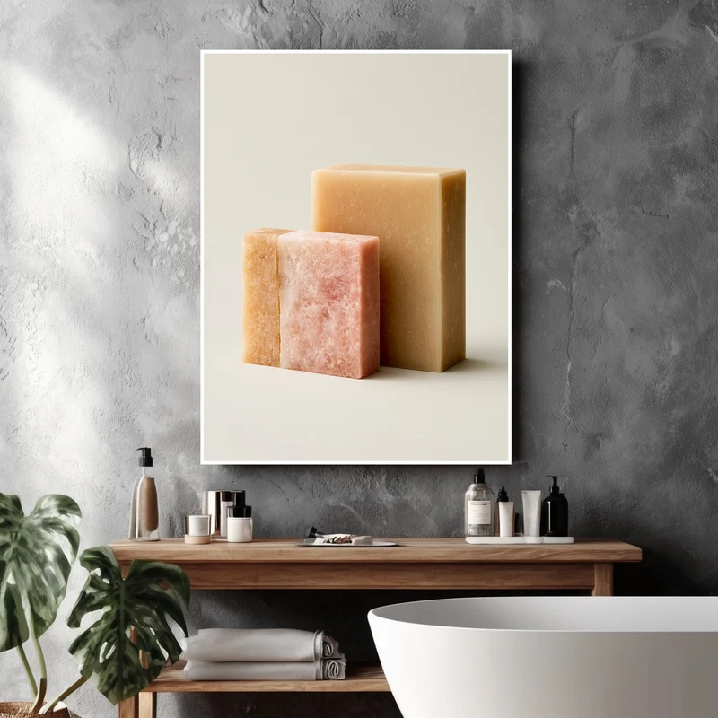 Naturseifen Stillleben Poster