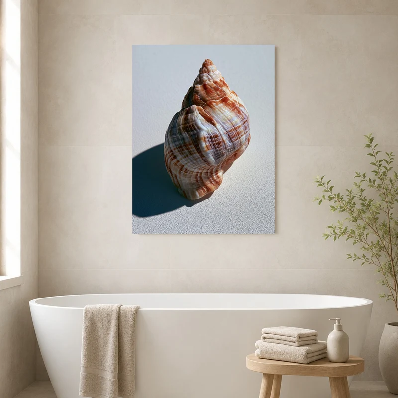 Meeresschnecke Nahaufnahme Leinwand
