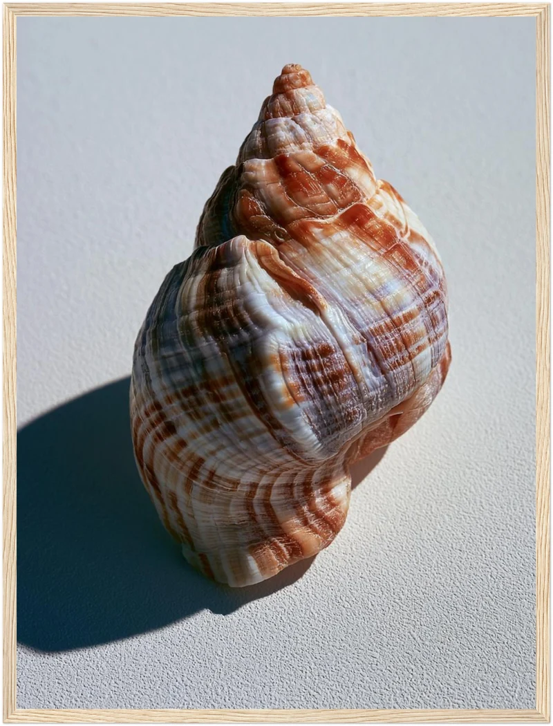 Meeresschnecke Nahaufnahme Poster