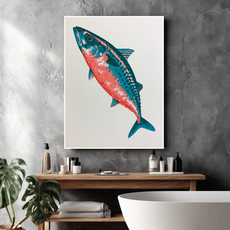 Makrele Pop Art Poster