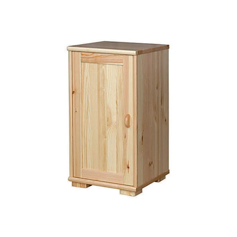 Vanessa Kommode Bio Kiefer | 1-türiges Sideboard aus 100% massiver Kiefer