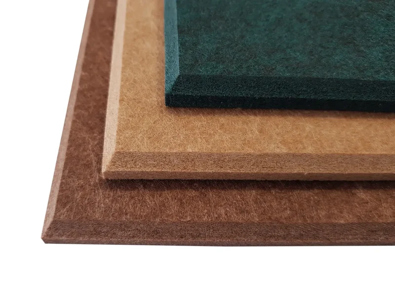 Decorative 3D PET Felt Wall Tiles - SQUARE 20x20