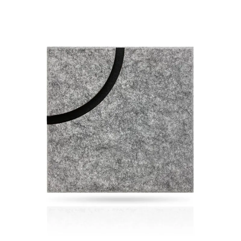 Decorative 3D PET Felt Wall Tiles - SQUARE Deco 40x40