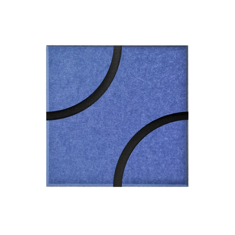 Decorative 3D PET Felt Wall Tiles - SQUARE Deco 40x40