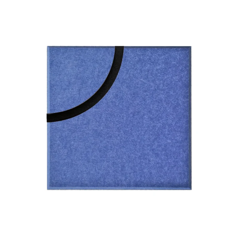 Decorative 3D PET Felt Wall Tiles - SQUARE Deco 40x40