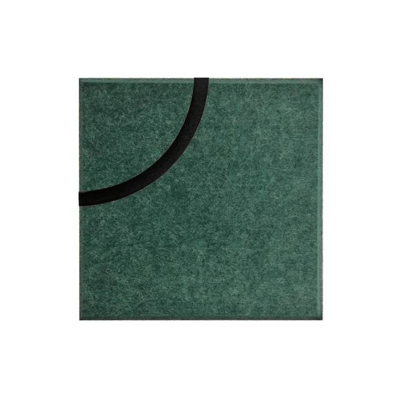 Decorative 3D PET Felt Wall Tiles - SQUARE Deco 40x40