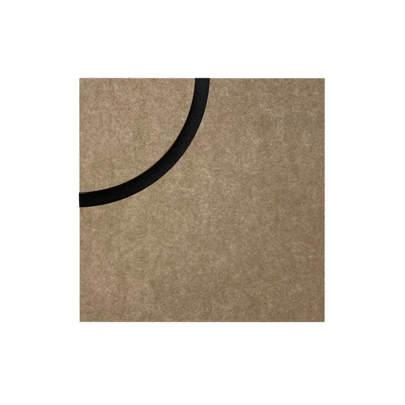 Decorative 3D PET Felt Wall Tiles - SQUARE Deco 40x40