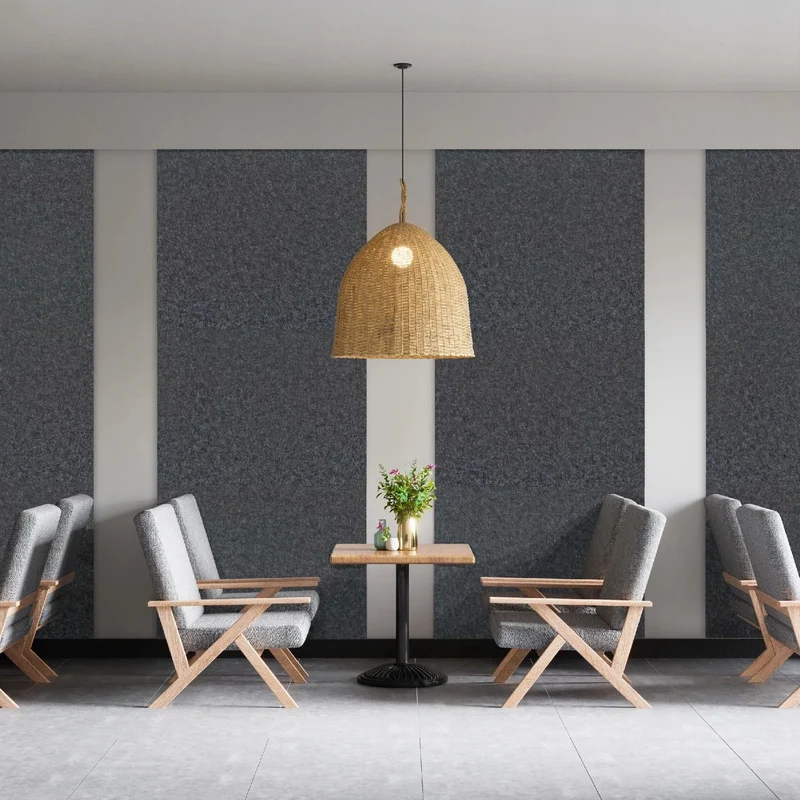 Decorative 3D PET Felt Wall Tiles - RECTANGLE 80x60