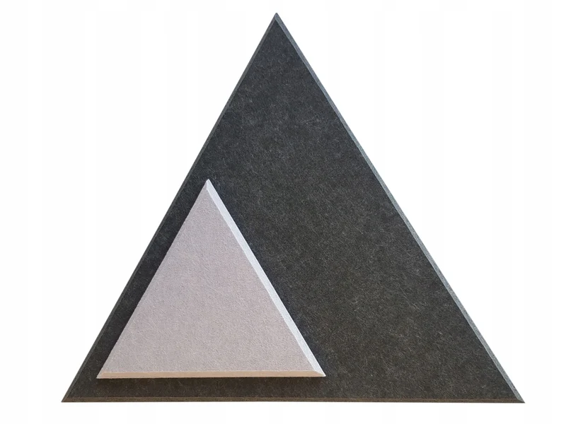 Decorative 3D PET Felt Wall Tiles - Triangle SMALL