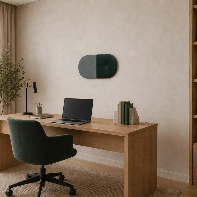 Padded Wall Panels Set 5 Green