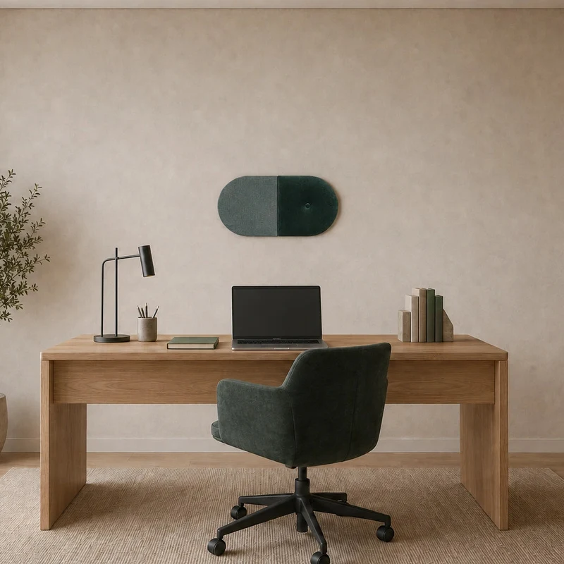 Padded Wall Panels Set 5 Green