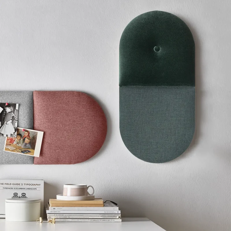 Padded Wall Panels Set 5 Green