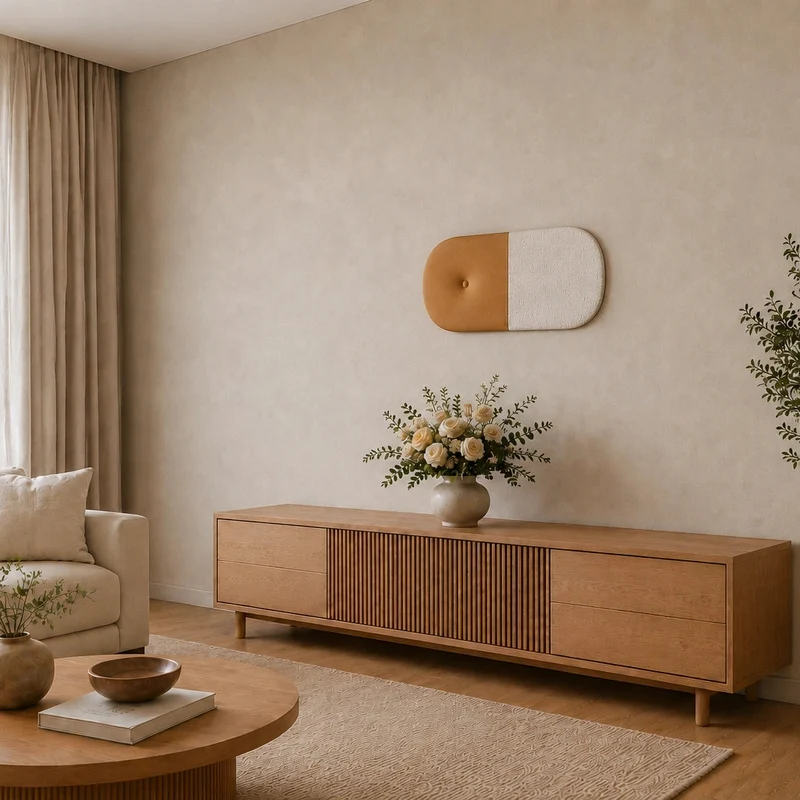 Padded Wall Panels Set 5 Mustard