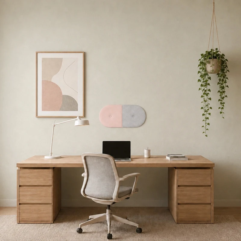 Padded Wall Panels Set 5 Pink