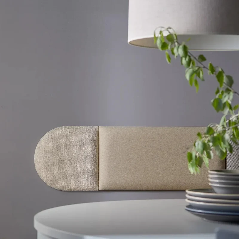 Padded Wall Panels Set 4 Beige
