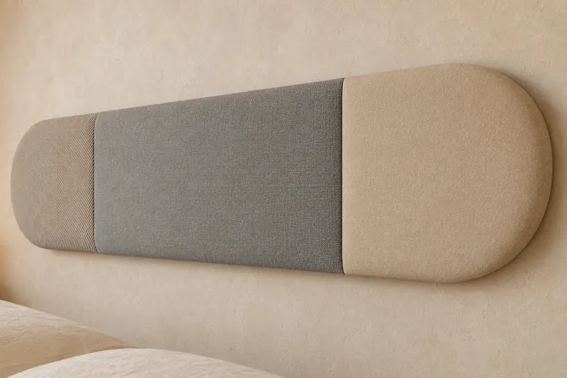 Padded Wall Panels Set 4 Grey