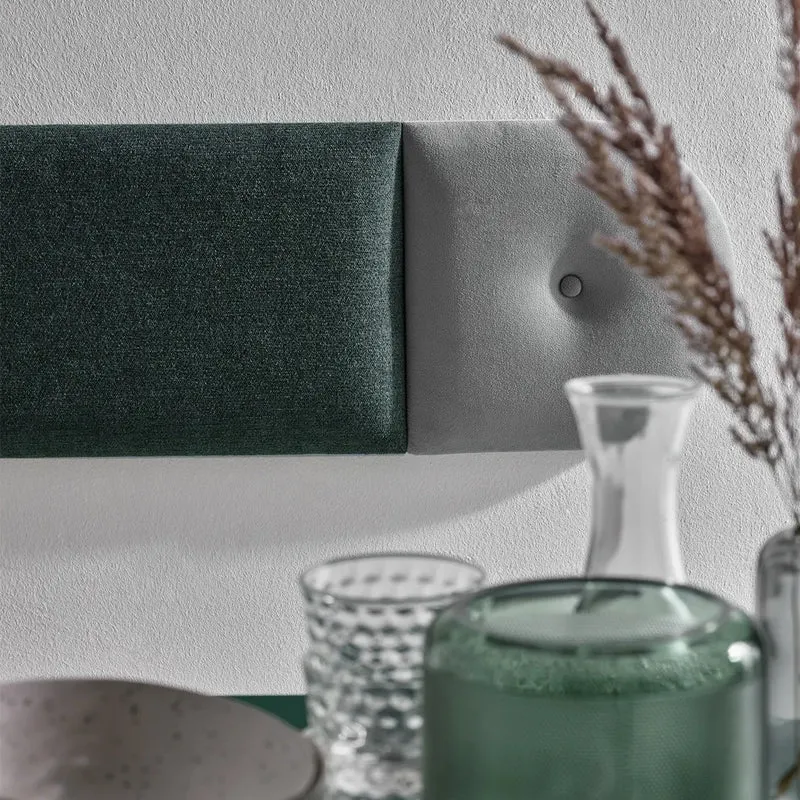 Padded Wall Panels Set 4 Green