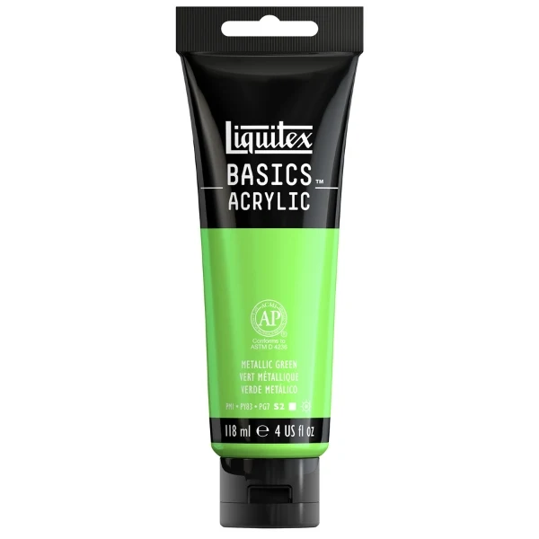 Liquitex - Basics Acrylic Colour - 118ml - Metallic Green
