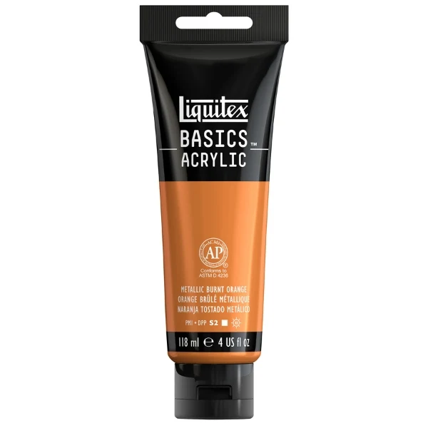 Liquitex - Basics Acrylic Colour - 118ml - Metallic Burnt Orange