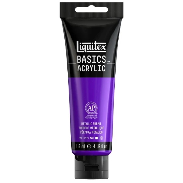 Liquitex - Basics Acrylic Colour - 118ml - Metallic Purple