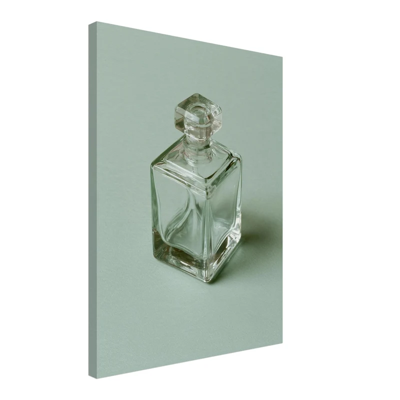 Parfumflakon Minimalismus Leinwand