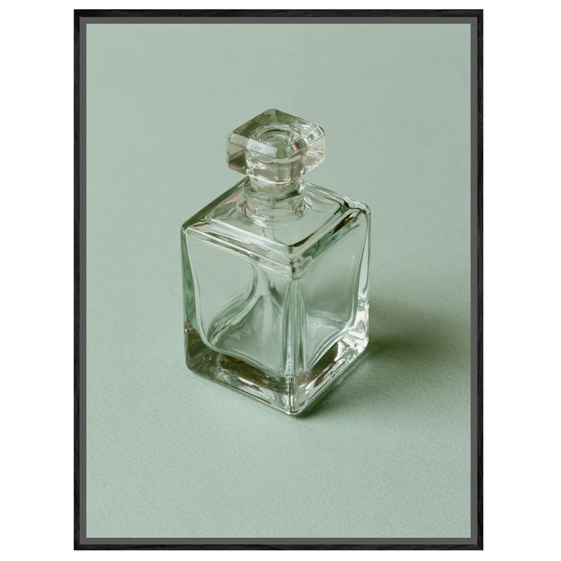 Parfumflakon Minimalismus Leinwand