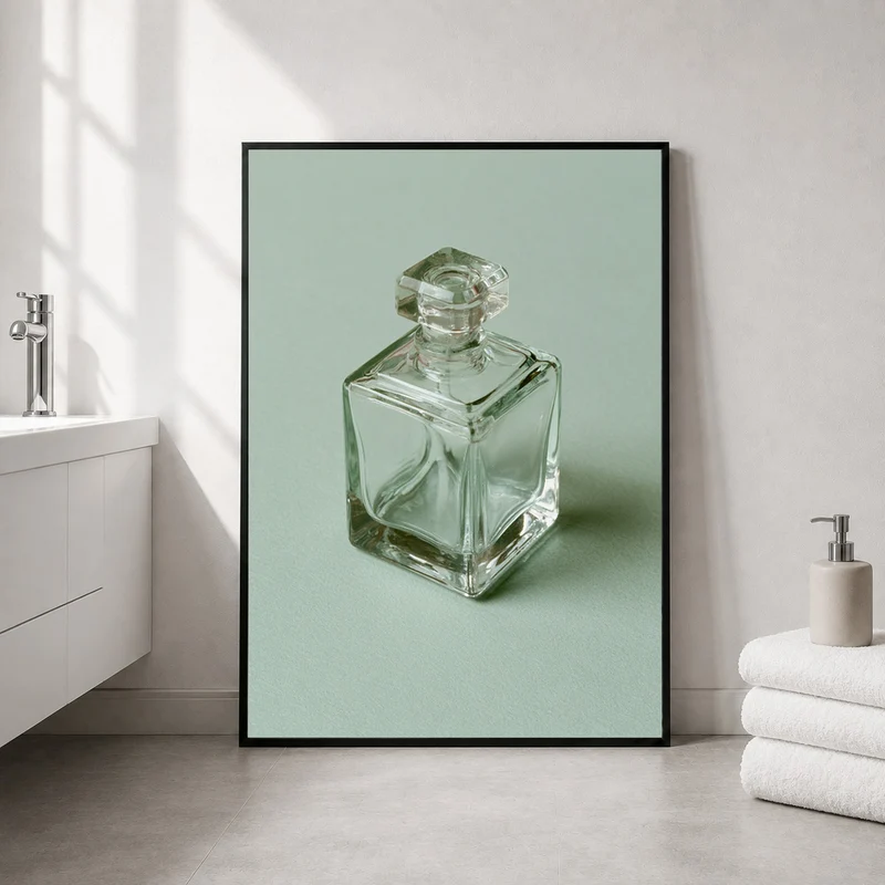 Parfumflakon Minimalismus Poster