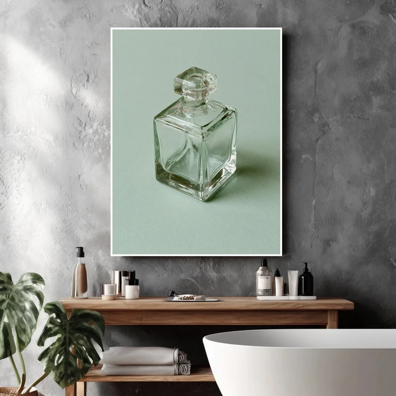 Parfumflakon Minimalismus Poster