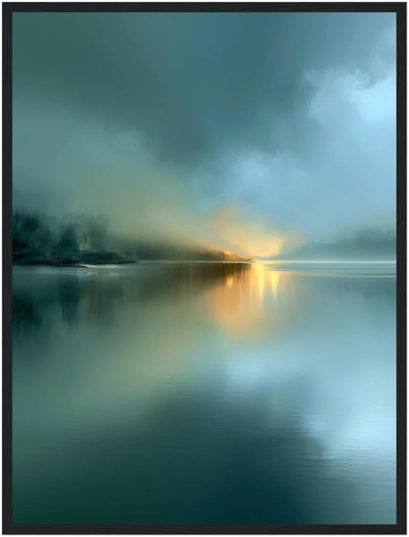 See im Morgennebel Poster