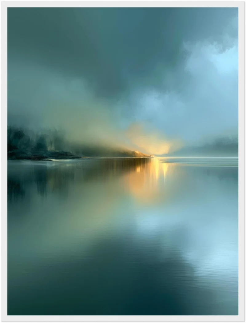 See im Morgennebel Poster