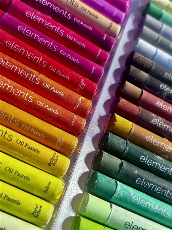 Elements Slim Oil Pastels 50 Pack