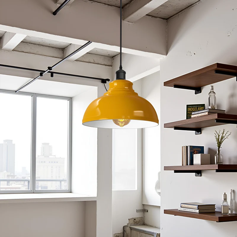 LEDSone Lampada a Sospensione Industriale Retrò da Soffitto ~ 3372