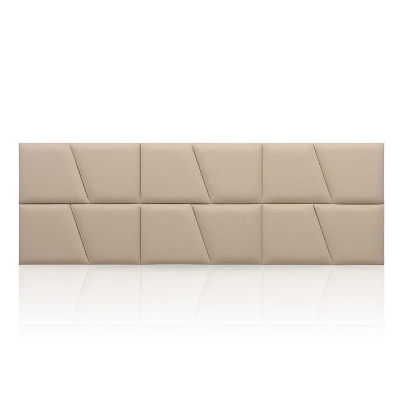 Padded Wall Panels Set 2 Beige