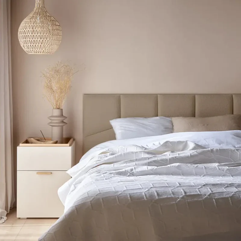 Padded Wall Panels Set 2 Beige