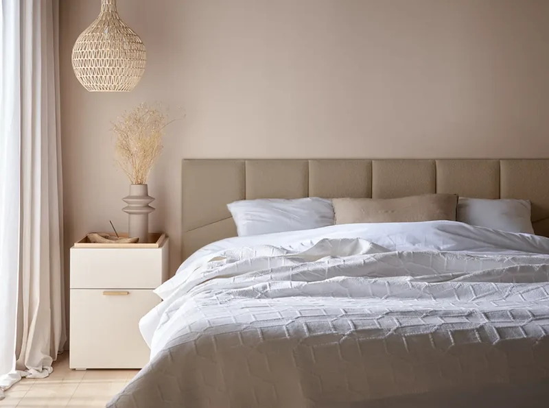 Padded Wall Panels Set 2 Beige
