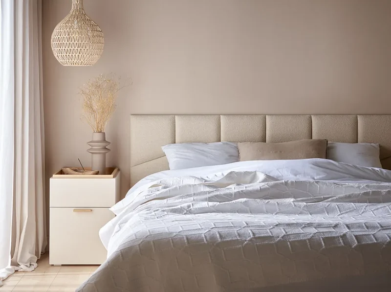 Padded Wall Panels Set 2 Cream