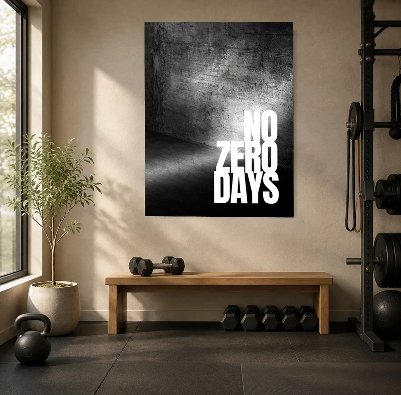 No Zero Days Beton Poster