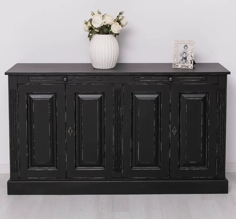 Kommode aus Massivholz | Sideboard mit vier Türen