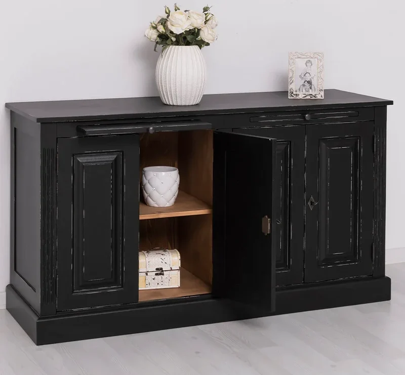 Kommode aus Massivholz | Sideboard mit vier Türen