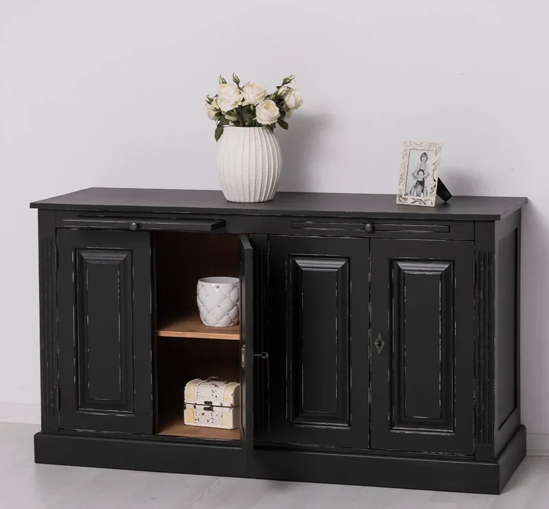 Kommode aus Massivholz | Sideboard mit vier Türen