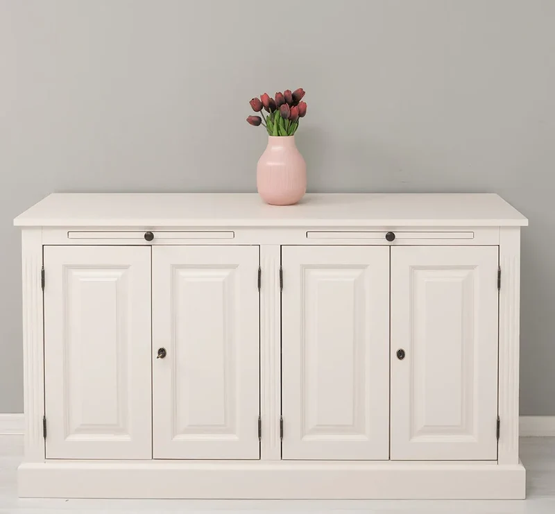 Kommode aus Massivholz | Sideboard mit vier Türen