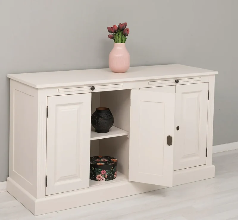Kommode aus Massivholz | Sideboard mit vier Türen