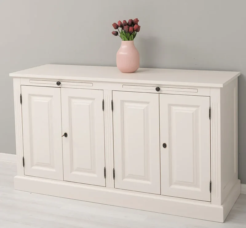 Kommode aus Massivholz | Sideboard mit vier Türen