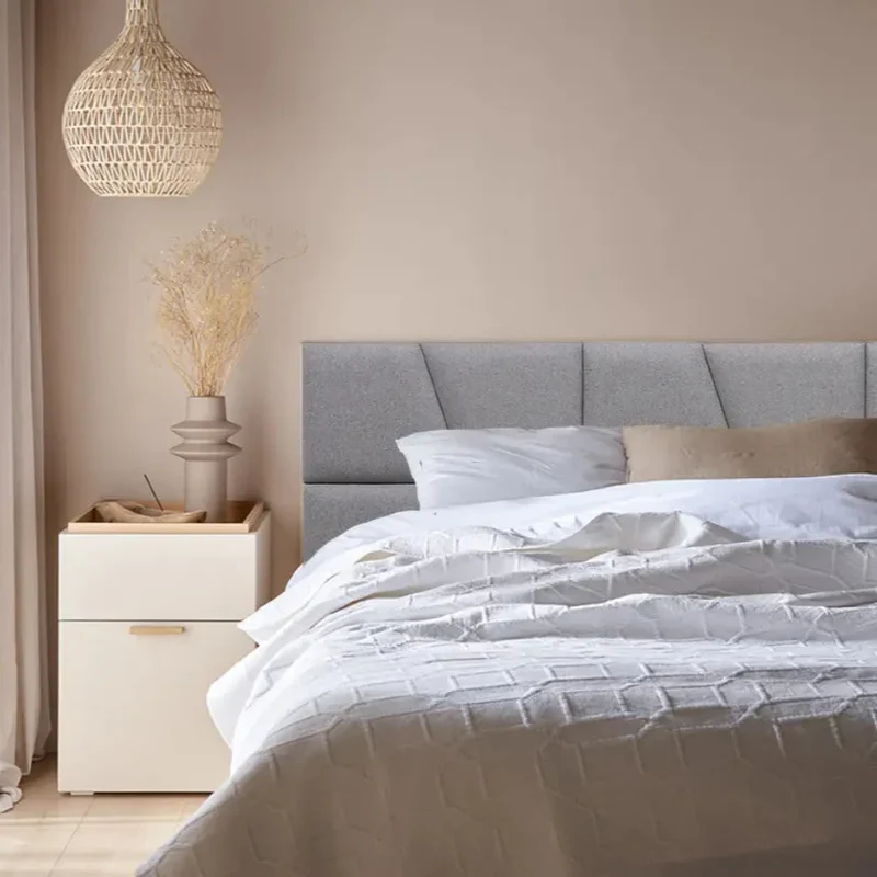 Padded Wall Panels Set 2 Grey