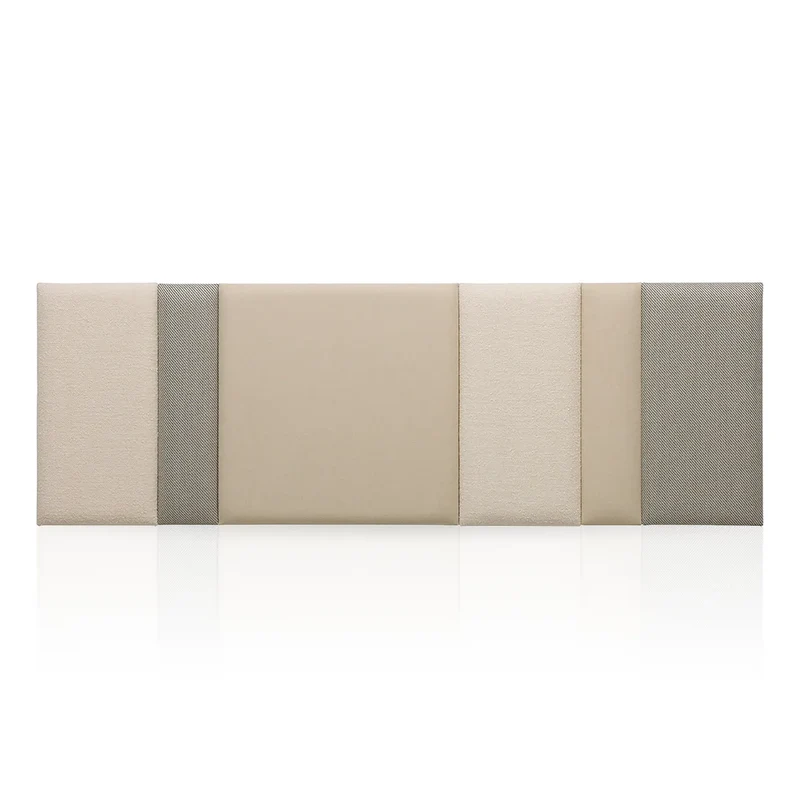 Padded Wall Panels Set 1 Beige