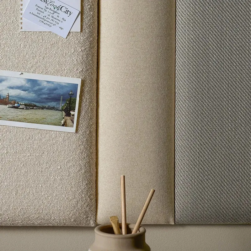 Padded Wall Panels Set 1 Beige
