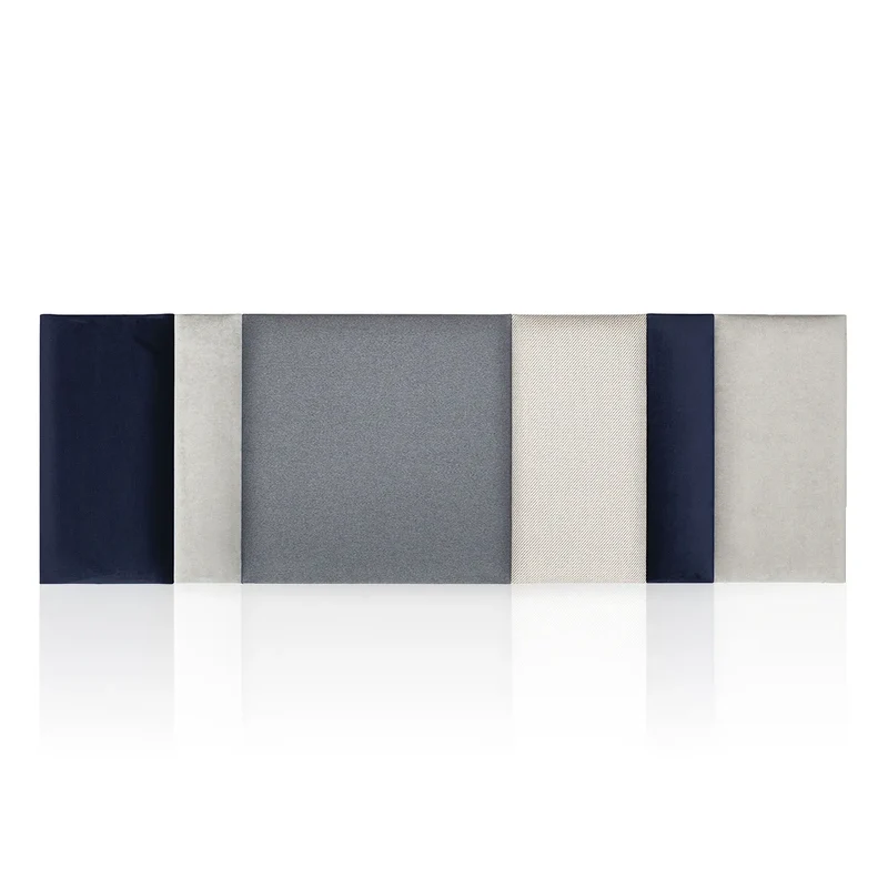 Padded Wall Panels Set 1 Grey