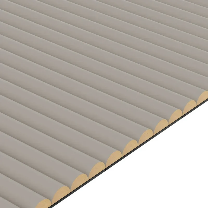 MDF Fluted Wall Panels - Cashmere