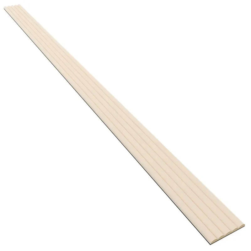 MDF Fluted Wall Panels - Beige