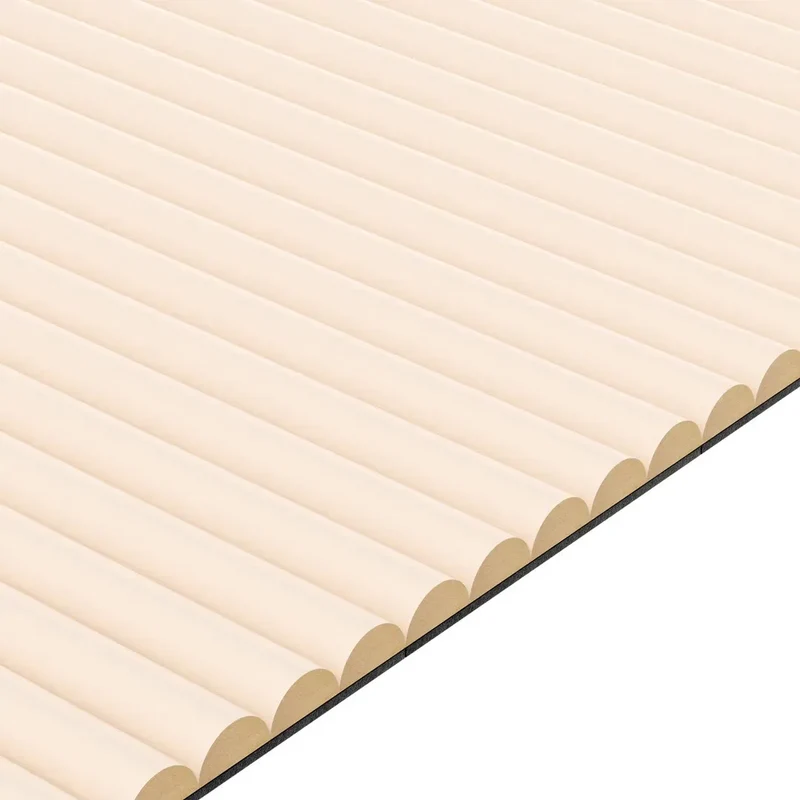 MDF Fluted Wall Panels - Beige